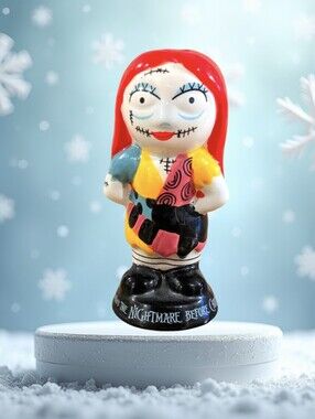 Colorful Sally Figurine - Red Hair, Multicolor Patch Dress